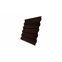 Профнастил HC35R 0,5 GreenCoat Pural BT RR 887 шоколадно-коричневый (RAL 8017 шоколад)
