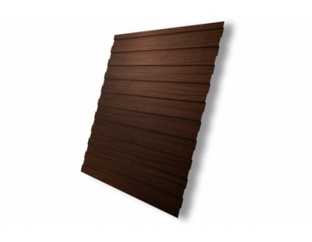 Профнастил С8А 0,45 Print Elite Choco Wood TwinColor