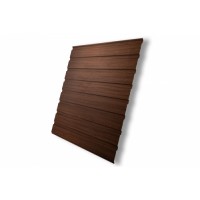 Профнастил С10В 0,45 Print Elite Choco Wood TwinColor
