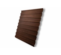 Профнастил С20В 0,45 Print Elite Choco Wood TwinColor