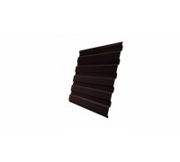 Профнастил С20А 0,5 GreenCoat Pural BT, matt RR 887 шоколадно-коричневый (RAL 8017 шоколад)