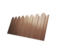 Профнастил С10B фигурный 0,45 Print Elite с пленкой Honey Wood TwinColor