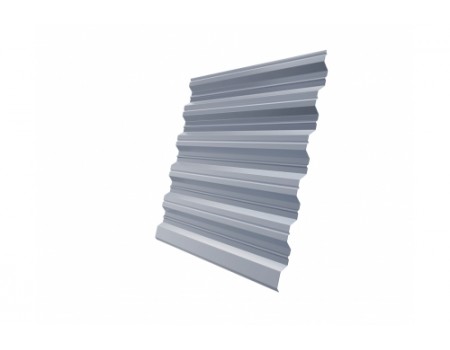Профнастил HC35R 0,5 Satin RAL 9006бело-алюминиевый