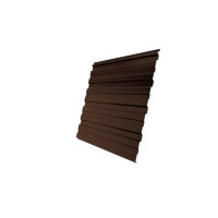 Профнастил С10R 0,4 PE-Matt-Double RAL 8017 шоколад
