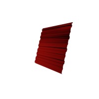 Профнастил С10R 0,45 PE RAL 3011 коричнево-красный