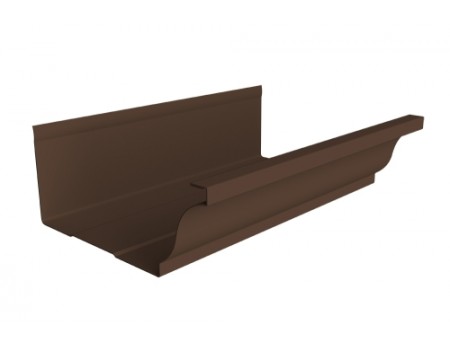 Желоб прямоугольный Vortex Project 210 мм 3м RAL 8017 шоколад