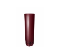 Труба круглая Grand Line 90 мм 3 м RAL 3005 красное вино