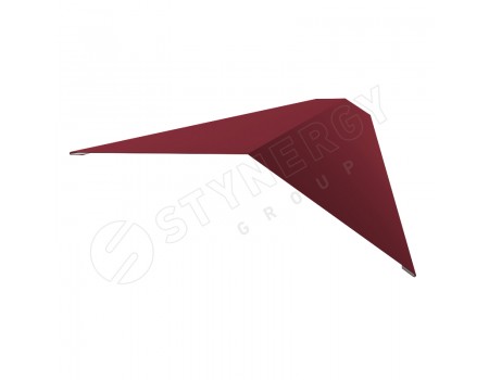 Конек плоский 190х190 CORUNDUM50® RAL 3005"