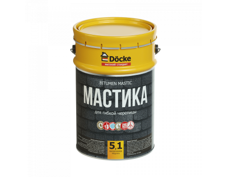 Мастика Docke для гибкой черепицы , емк. 10 л"