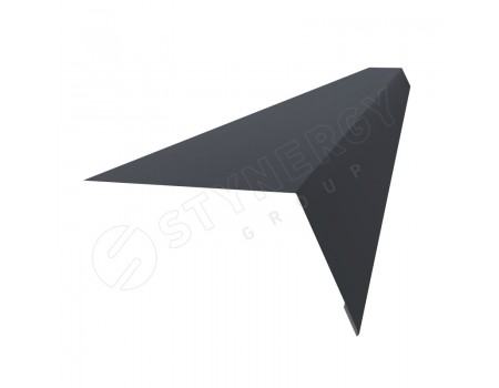 Планка карнизная 100х65 CORUNDUM50® RAL 7024"