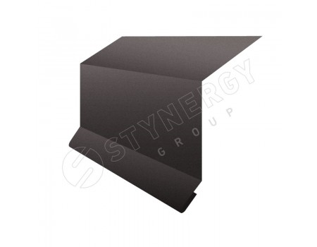 Планка примыкания в штробу 15х33х20 GRAPHITE45® RAL RR32"
