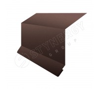 Планка примыкания в штробу 15х33х20 GRAPHITE45® RAL 8017"