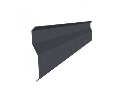 Планка примыкания внакладку 10х22х20х42х10 CORUNDUM50® RAL 7024"