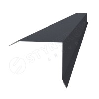 Планка торцевая 80х100 GRAPHITE45® RAL 7024"