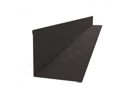 Планка угла внутреннего 110x110 Стальной Бархат® RAL RR32"