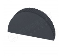 Заглушка конька полукруглого простая GRAPHITE45® RAL 7024"